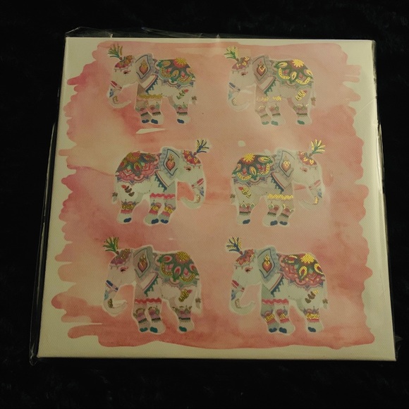 ELEPHANT CANVAS ART NWT - Picture 5 of 5